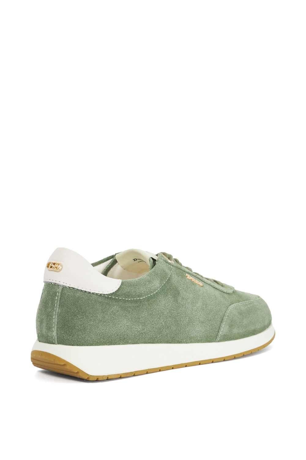 Dune London Dune London Women's 'Ettah' Suede Trainers in Green - 3