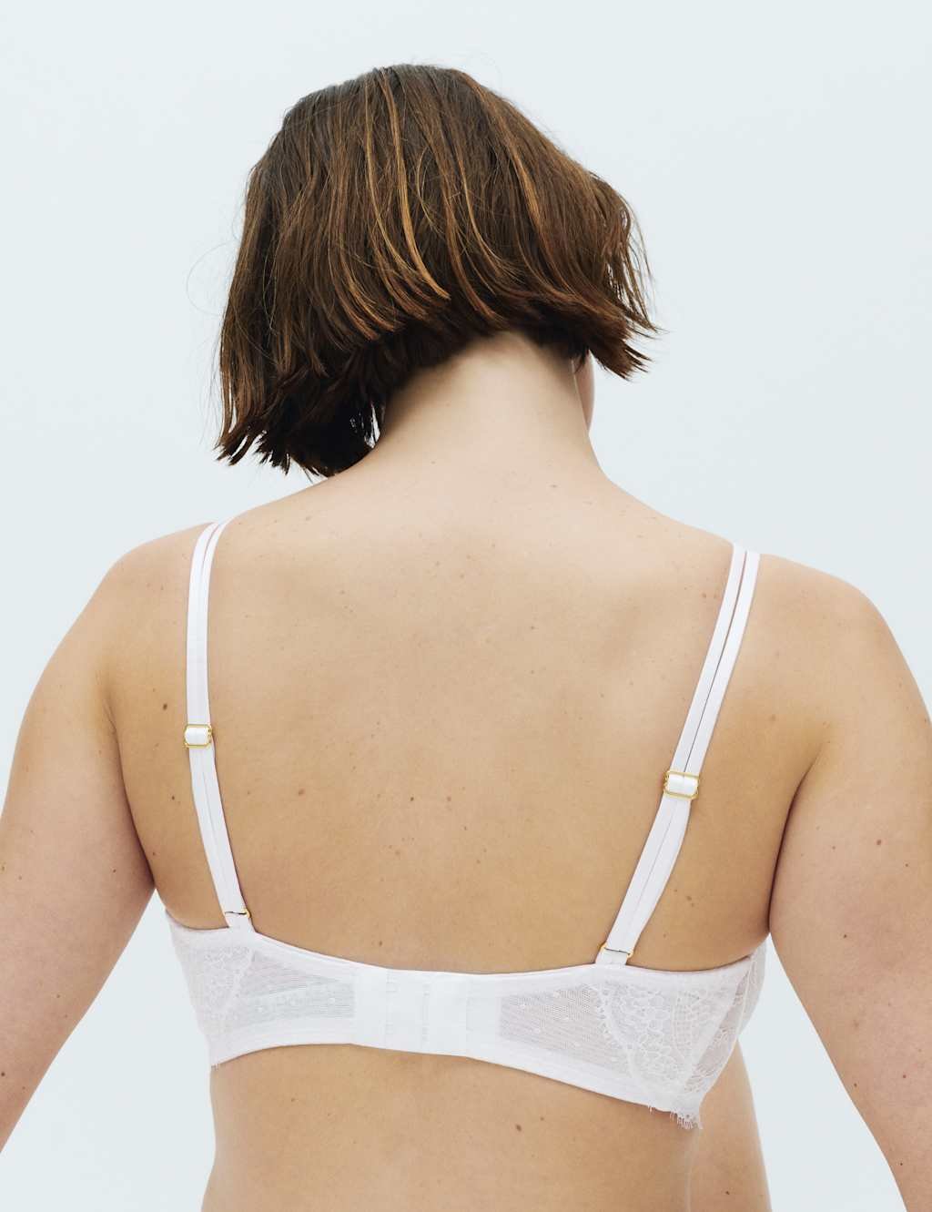 Marks & Spencer M&S Ida Lace Wired Minimiser Bra (C-G) White - 3