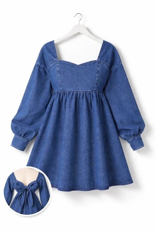 ASOS ASOS Luxe Curve Denim Dress