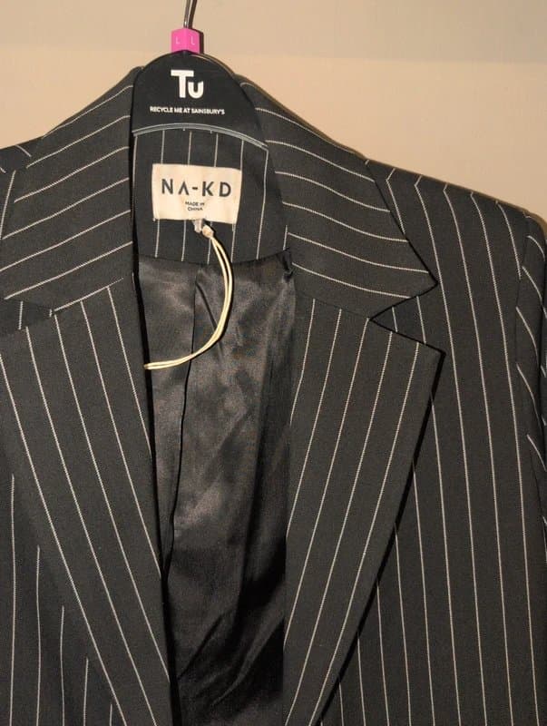 NA-KD Nakd pinstripe blazer