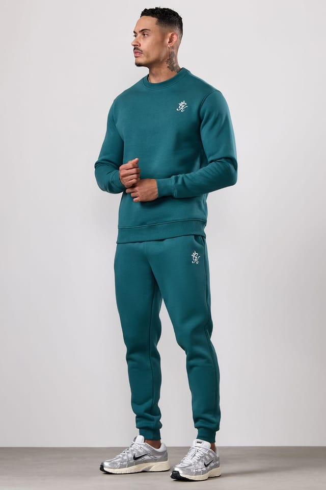 Gym King GYM KING Men's Fundamental Crew Storm Teal in Blue - 2