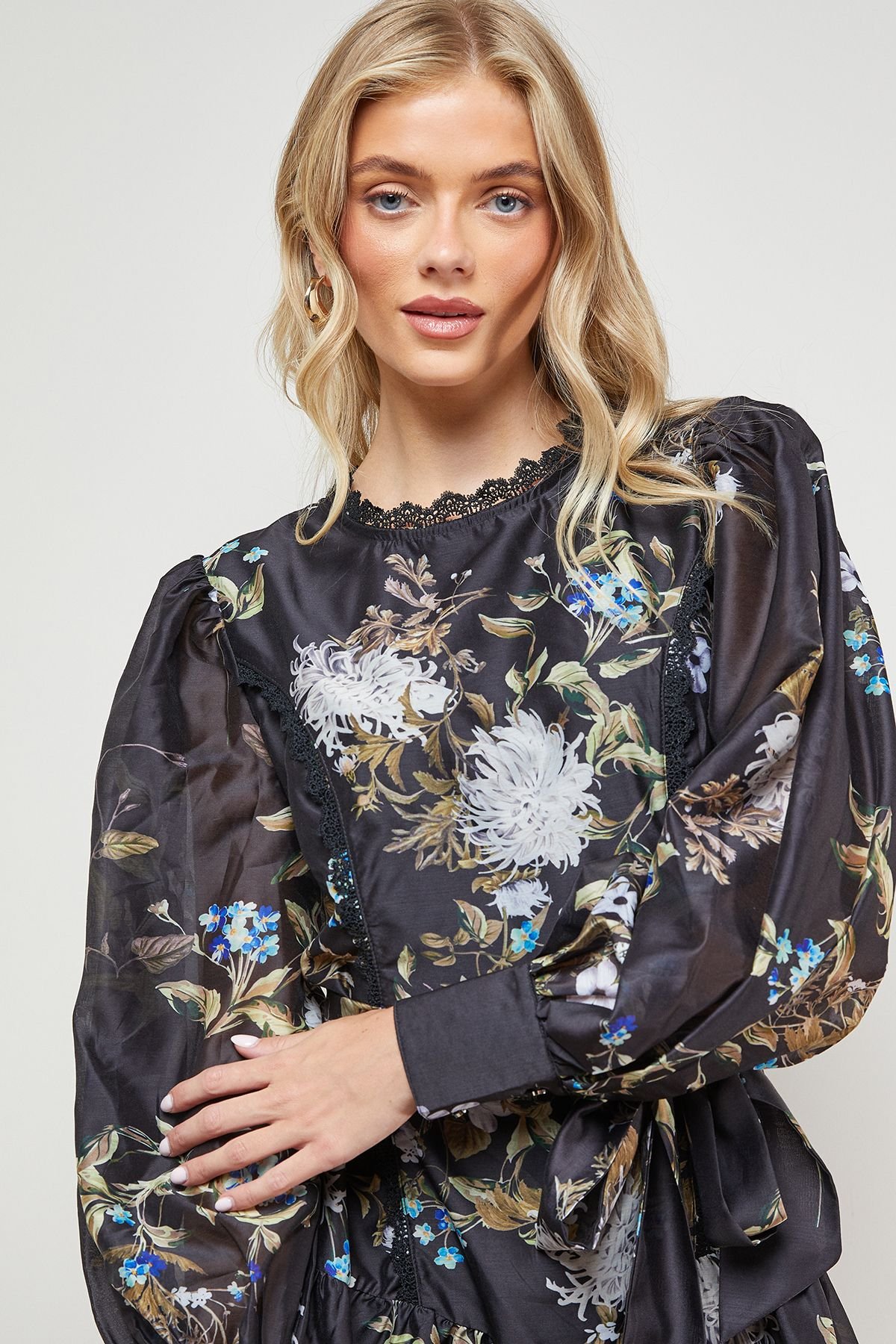 Oasis Oasis Women's Flippy Hem Belted Mini Dress - 3