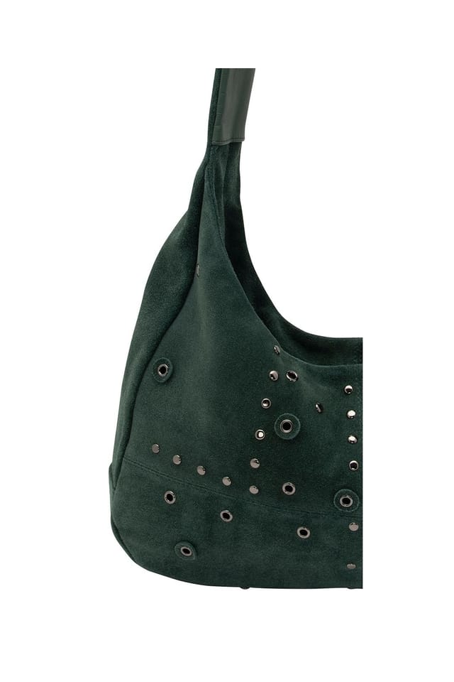 Lotus Lotus Women's 'Francina' Suede Handbag in Green - 3