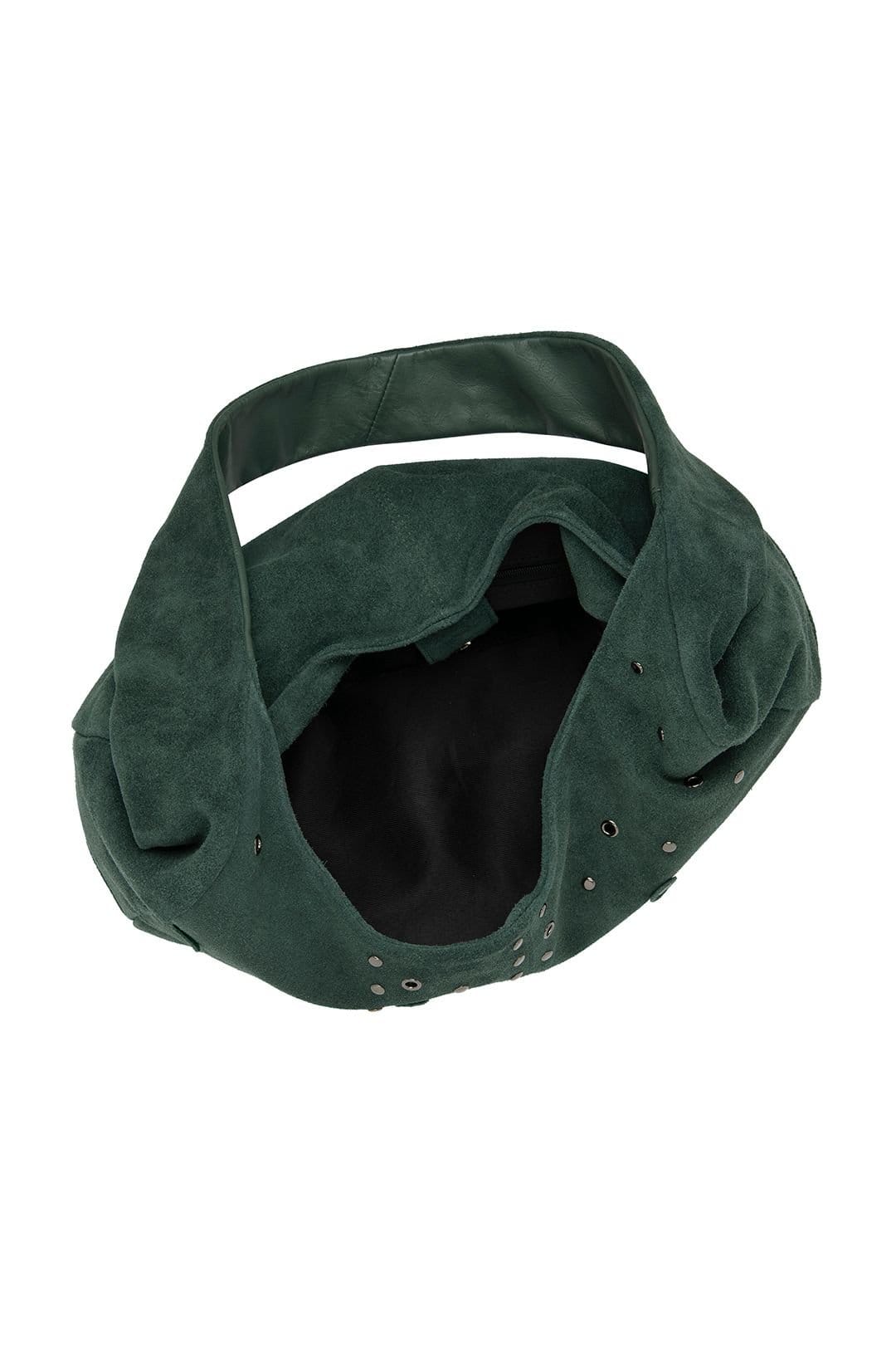 Lotus Lotus Women's 'Francina' Suede Handbag in Green - 4
