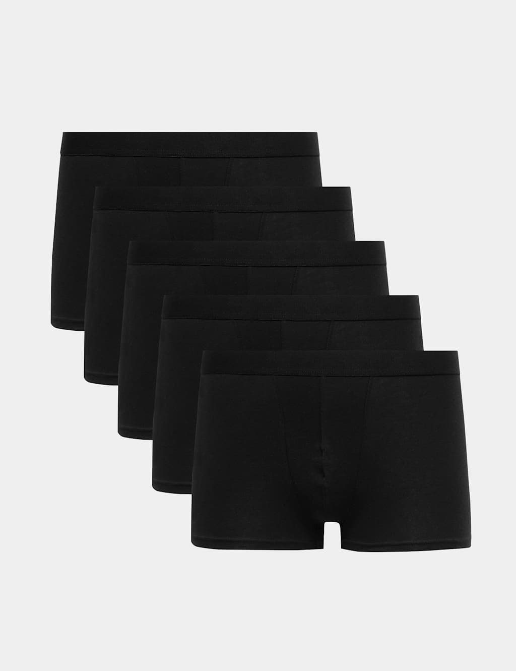 Marks & Spencer M&S 5 Pack Cool & Fresh™ Cotton Rich Hipsters Black