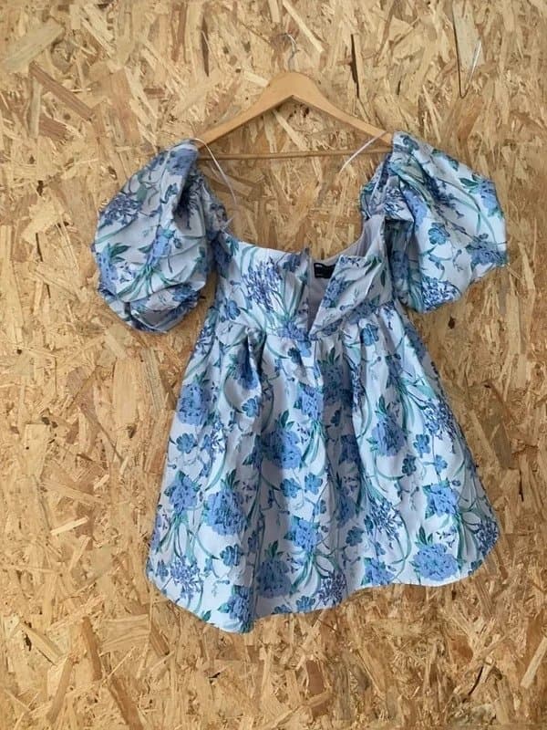 ASOS Absolutely Stunning Asos Luxe Race day Occasion dress Babydoll Mini Uk12