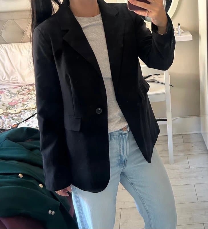 Topshop Black Blazer