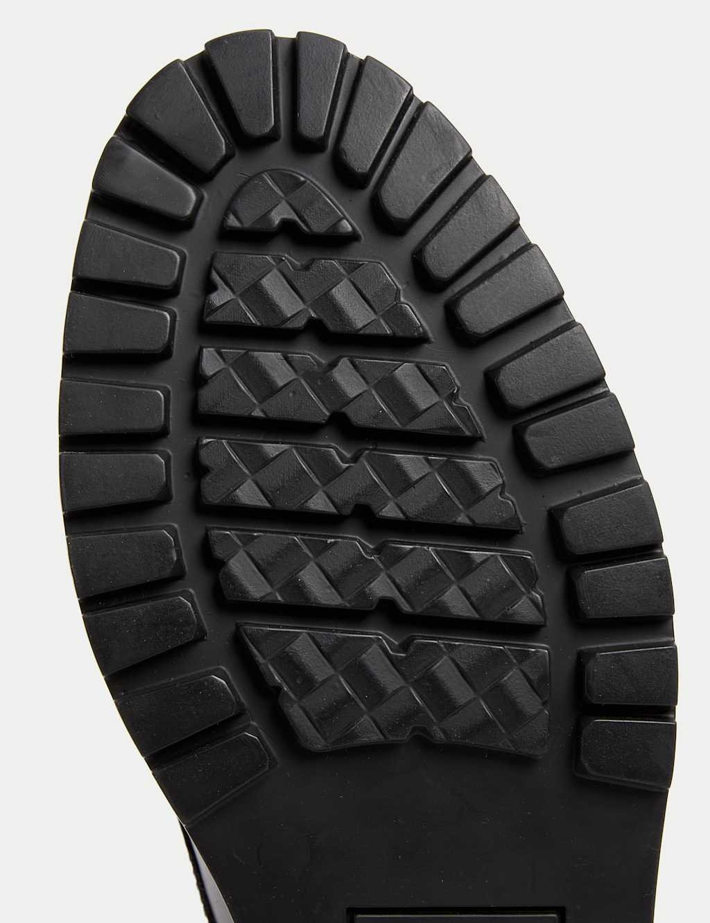 Marks & Spencer M&S Leather Derby Shoes Black - 3