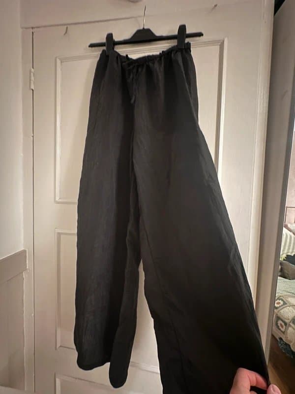 ASOS ASOS Black silk trousers
