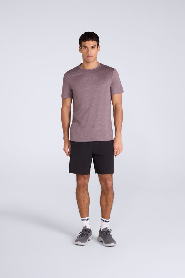 Animal Animal Men's Soft Lightweight Casual Short Sleeve Tee Quick Dry Active T-Shirt in Purple - 2