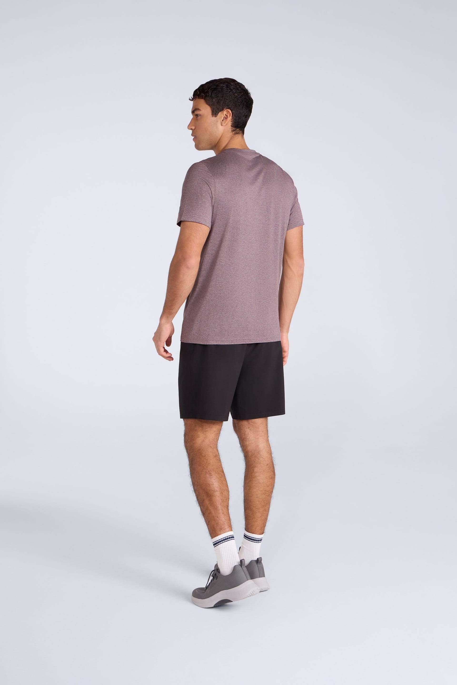 Animal Animal Men's Soft Lightweight Casual Short Sleeve Tee Quick Dry Active T-Shirt in Purple - 4