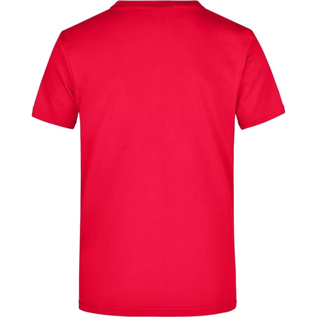 James and Nicholson James and Nicholson Men's Plain Cotton T-Shirt in Red - 2