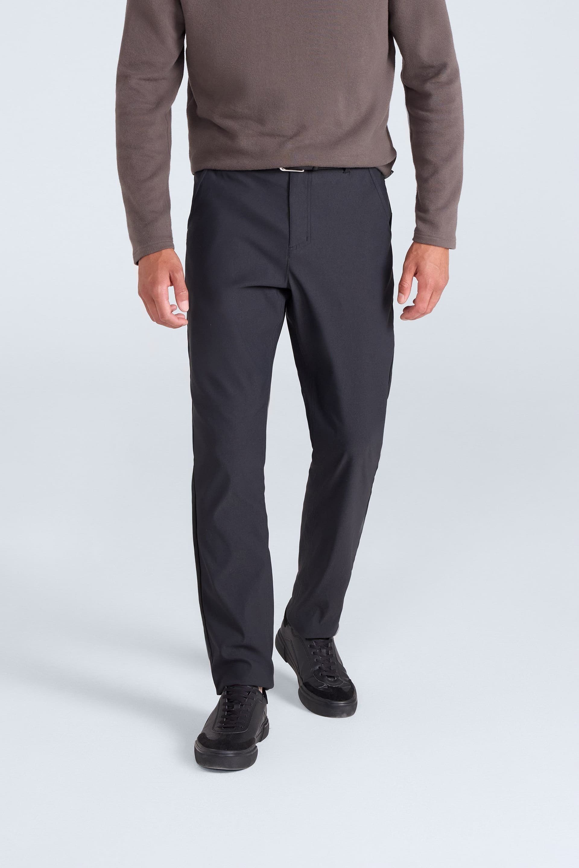 Animal Animal Men's Commuter' Comfortable Lightweight Multipocketed Outdoor Pant Trousers in Black