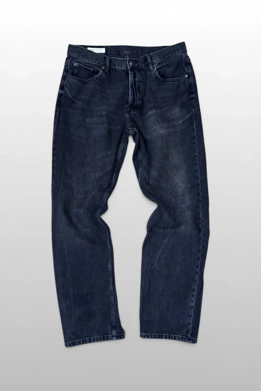 Zara Zara Straight Leg Jeans - Black - W34 L32