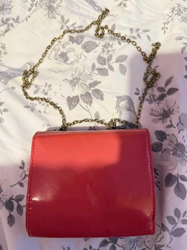 New Look New Look Coral And Gold Small Shoulder Bag - Good