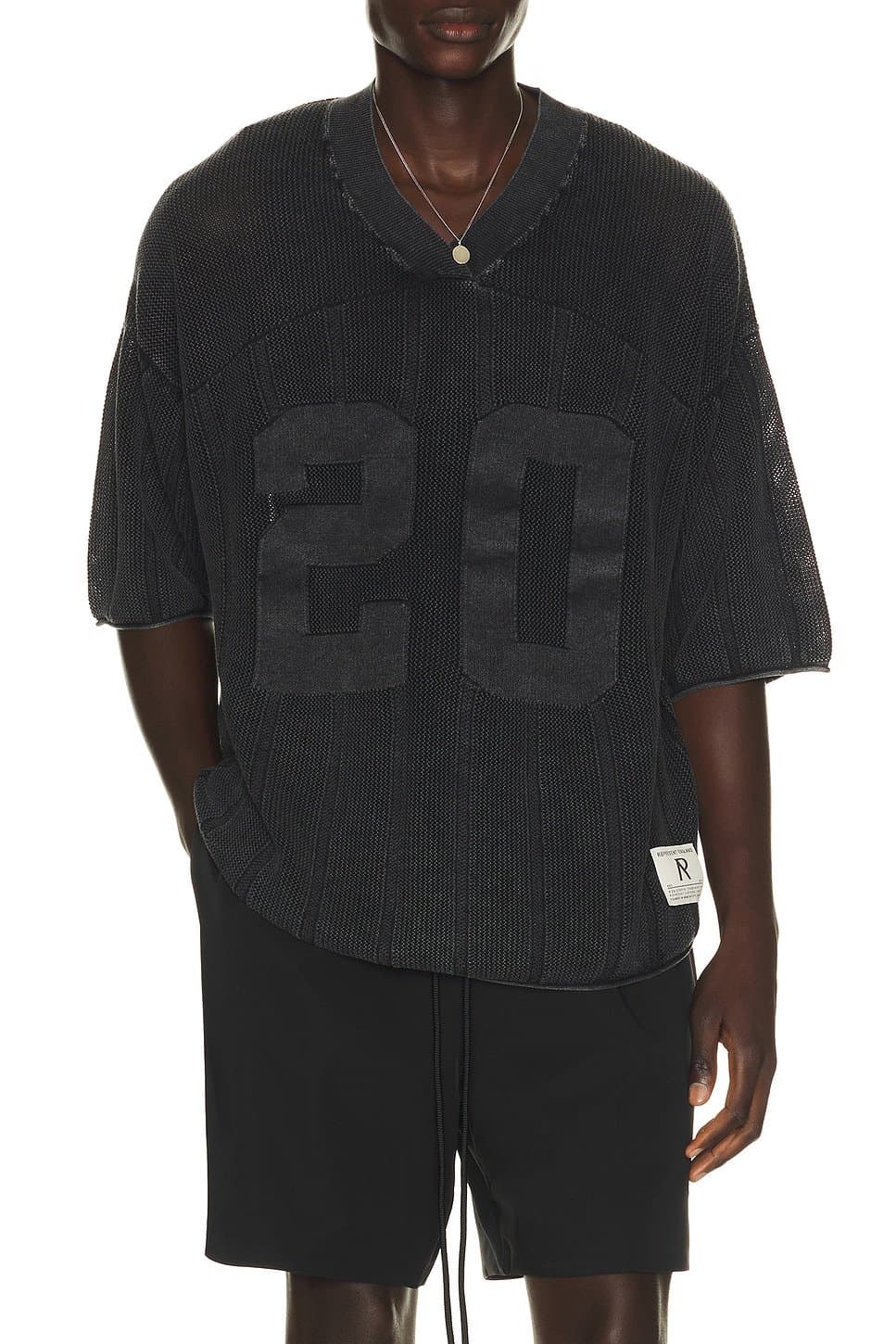 revolve Knitted Varsity Jersey