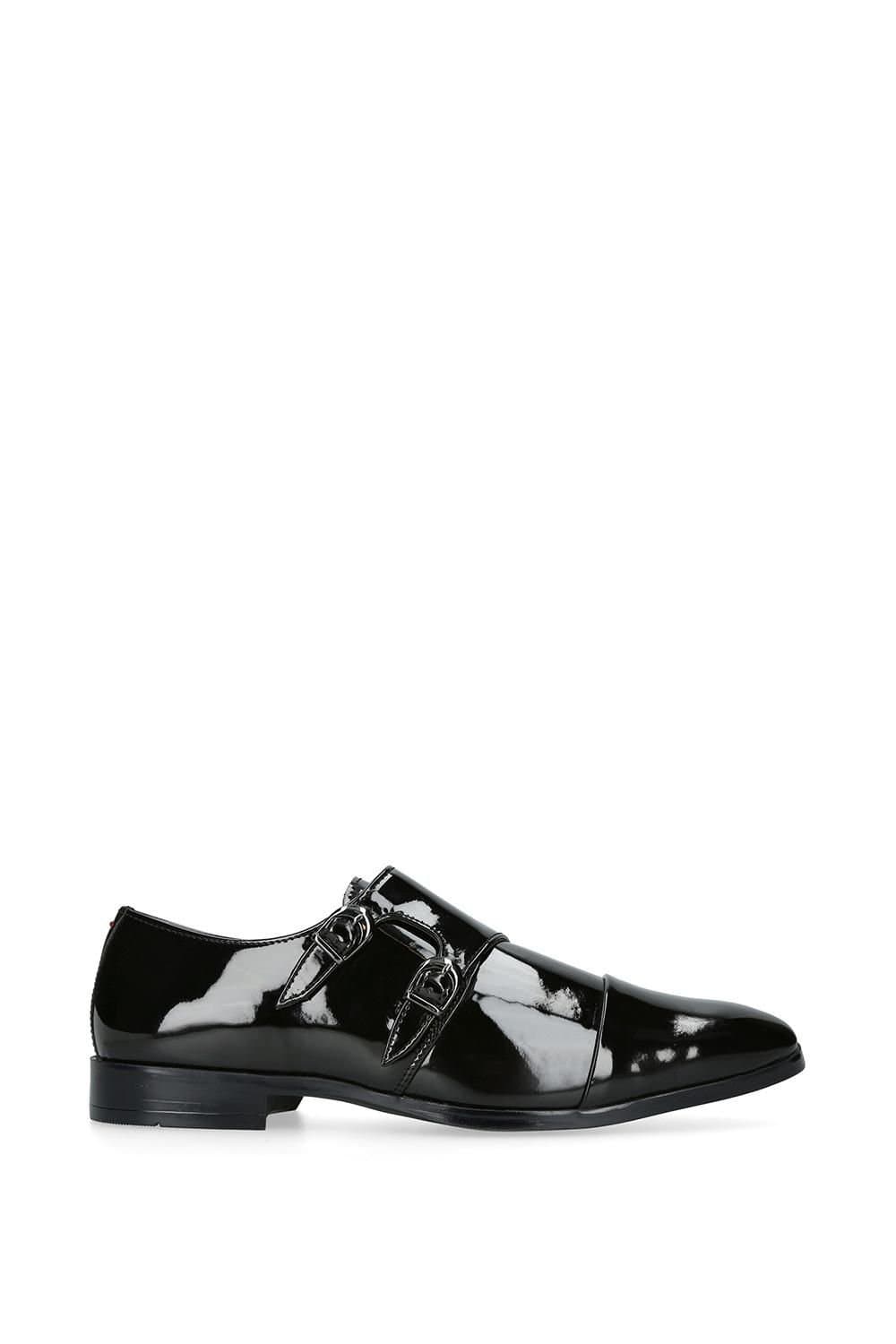 KG Kurt Geiger KG Kurt Geiger Men's 'Cruz Patent Monk' Shoes in Black