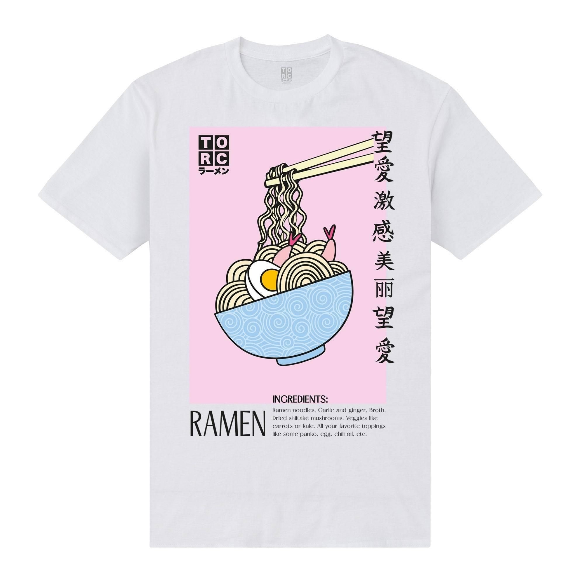 TORC TORC Men's Ramen Ingredients T-Shirt in White - 4