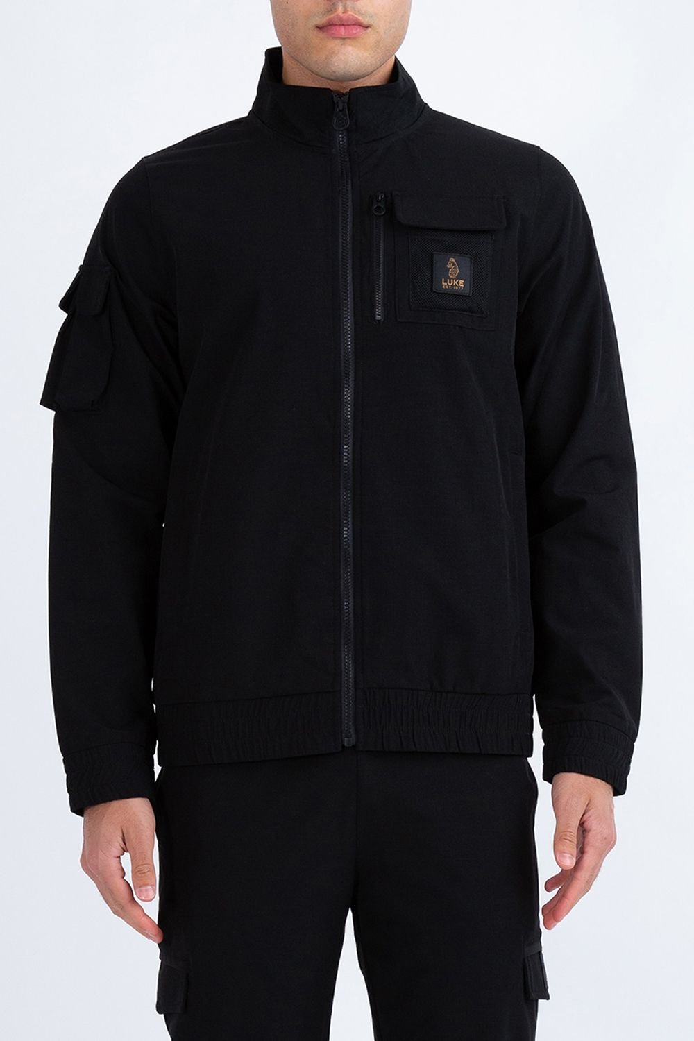 Luke 1977 Luke 1977 Men's Crater Funnel Neck Jacket in Black - 2