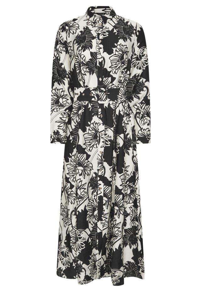 Star By Julien Macdonald Star by Julien Macdonald Women's Floral Print Button Through Dress in Black - 2
