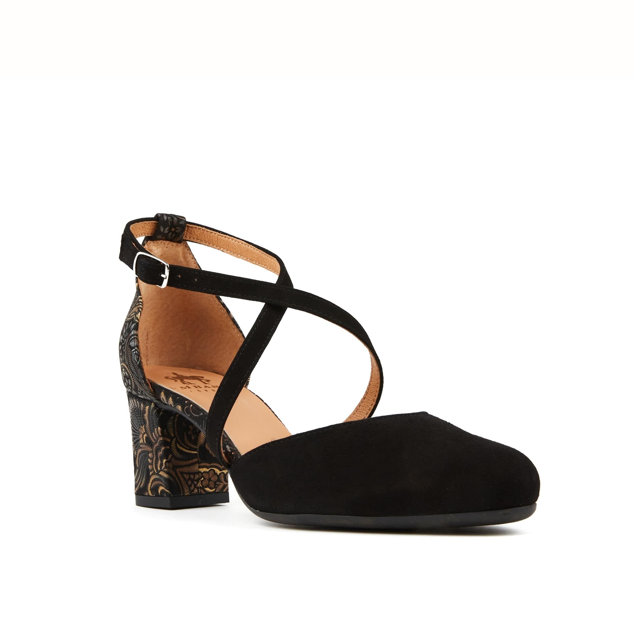 Embassy London Embassy London Women's Dannii - Burgundy & Floral in Black - 2