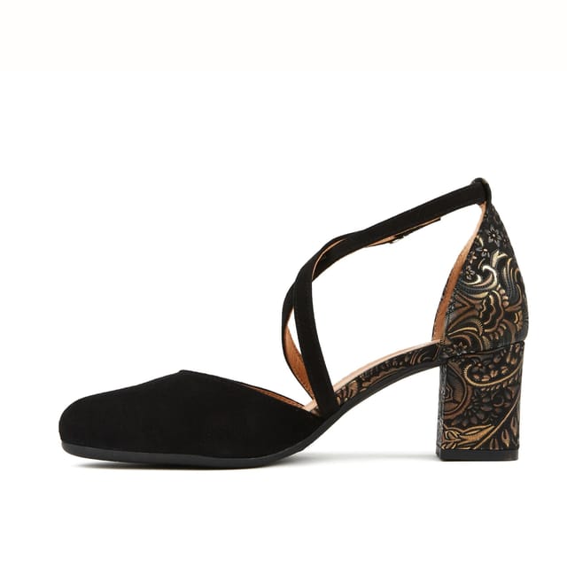 Embassy London Embassy London Women's Dannii - Burgundy & Floral in Black - 3