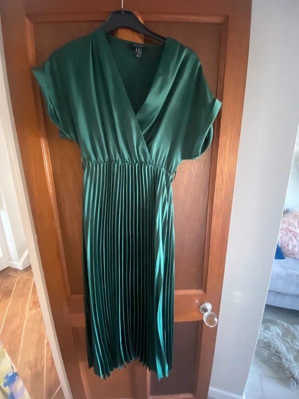 New Look New look satin pleated dress size 10.