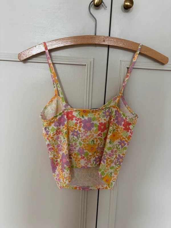 Bershka Bershka floral pattern tank top