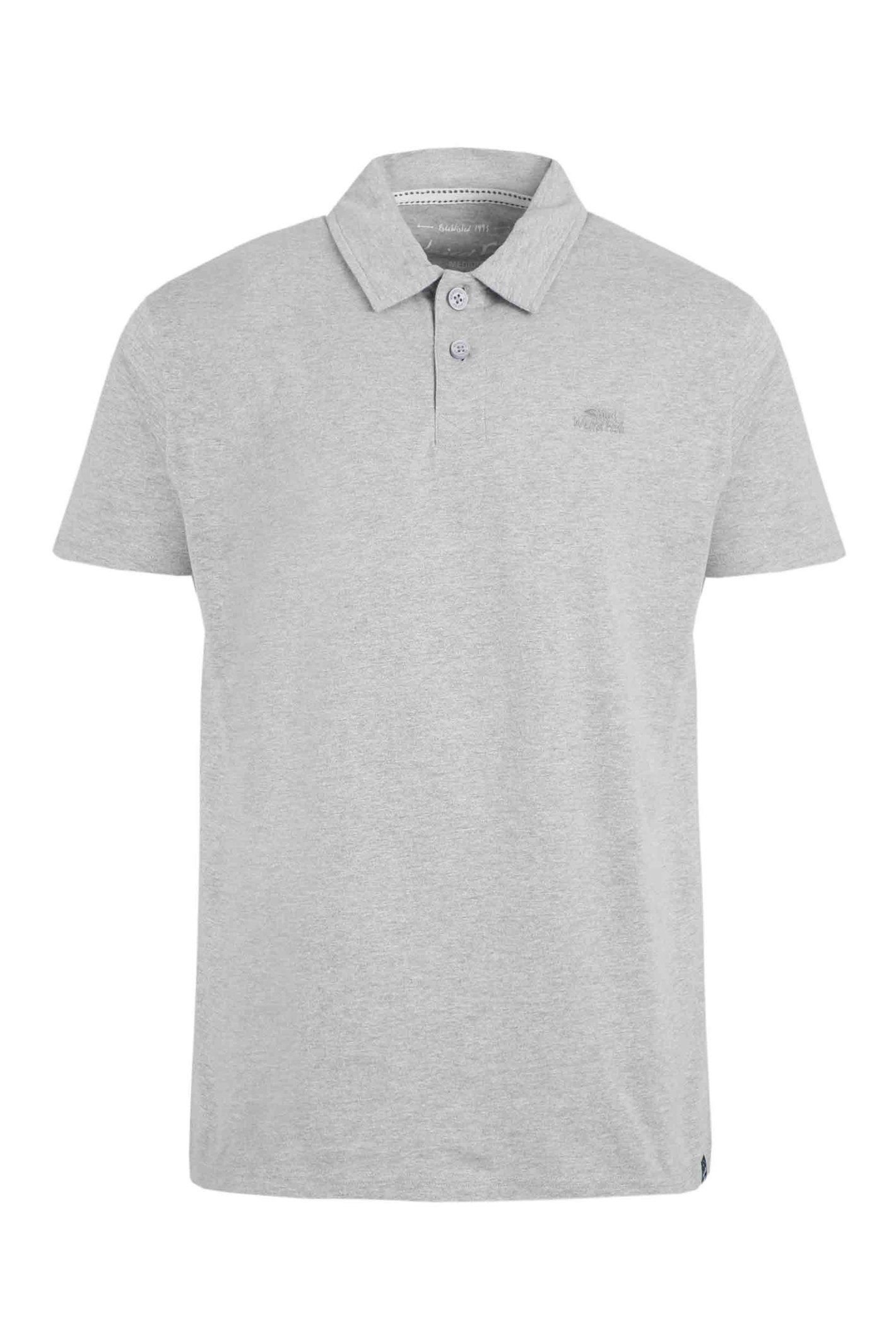 Weird Fish Weird Fish Men's Jetstream Polo Shirt in Mid Grey - 2