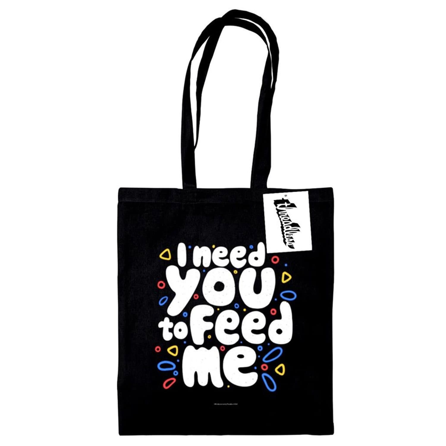 Tobe Fonseca Tobe Fonseca Men's I Need You To Feed Me Tote Bag in Black