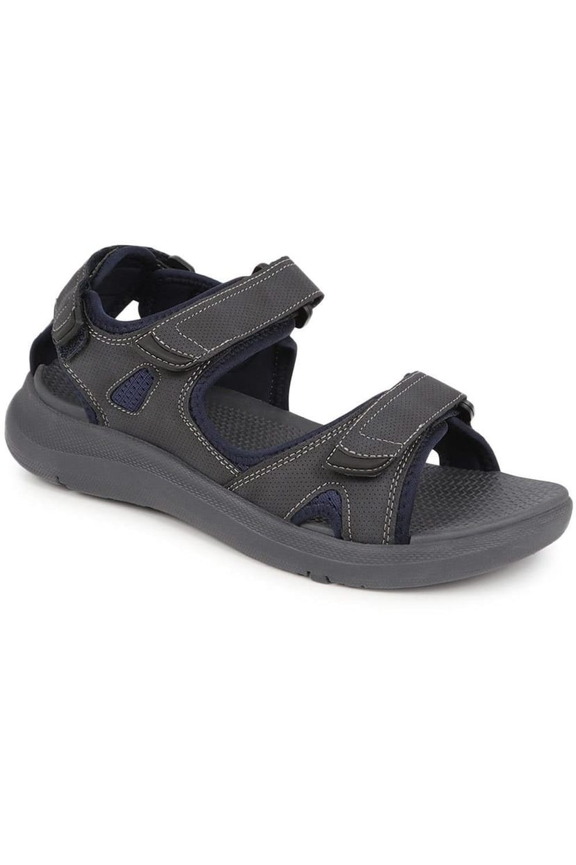 Pavers Pavers Men's Touch-Fasten Sandals in Navy - 1
