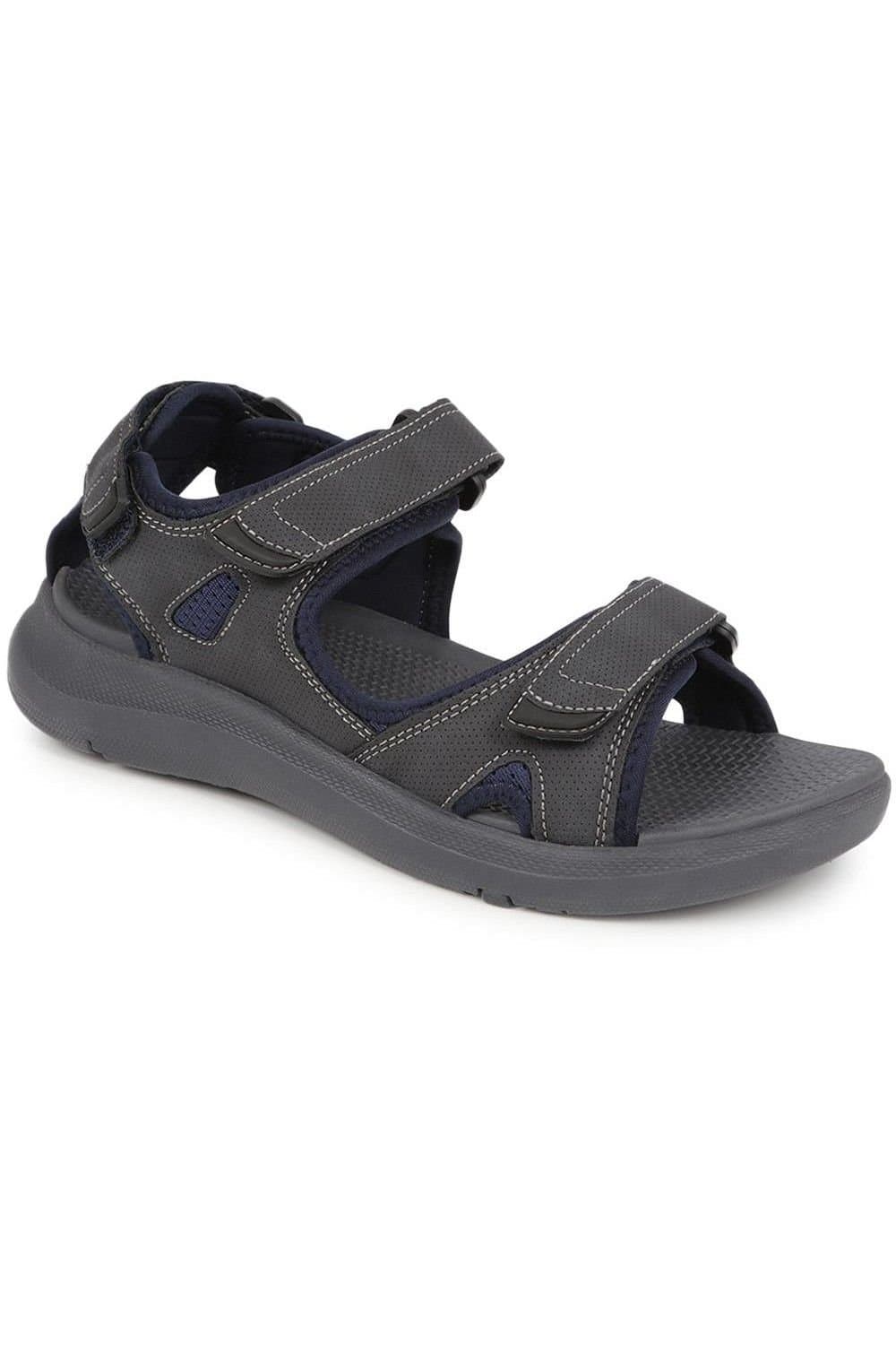 Pavers Pavers Men's Touch-Fasten Sandals in Navy
