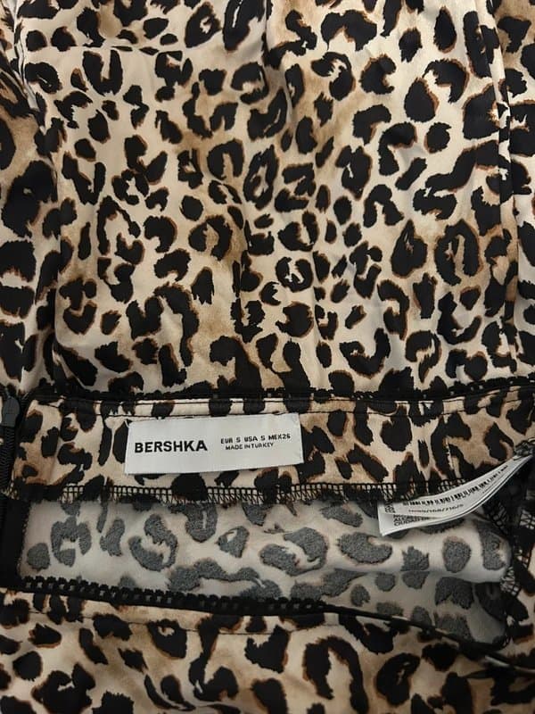 Bershka Maxi leopard print skirt