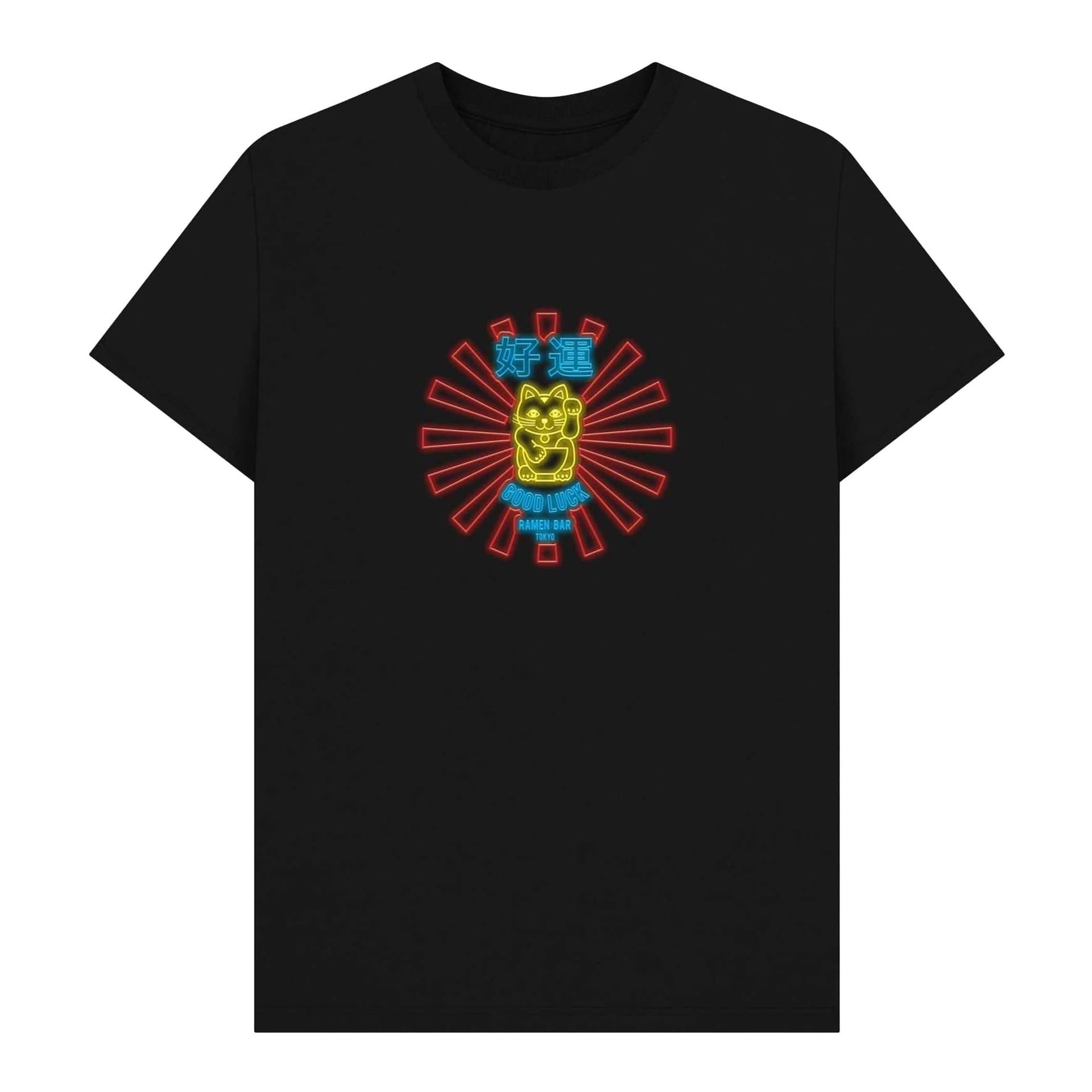 The Original Ramen Company The Original Ramen Company Men's Maneki-Neko T-Shirt in Black