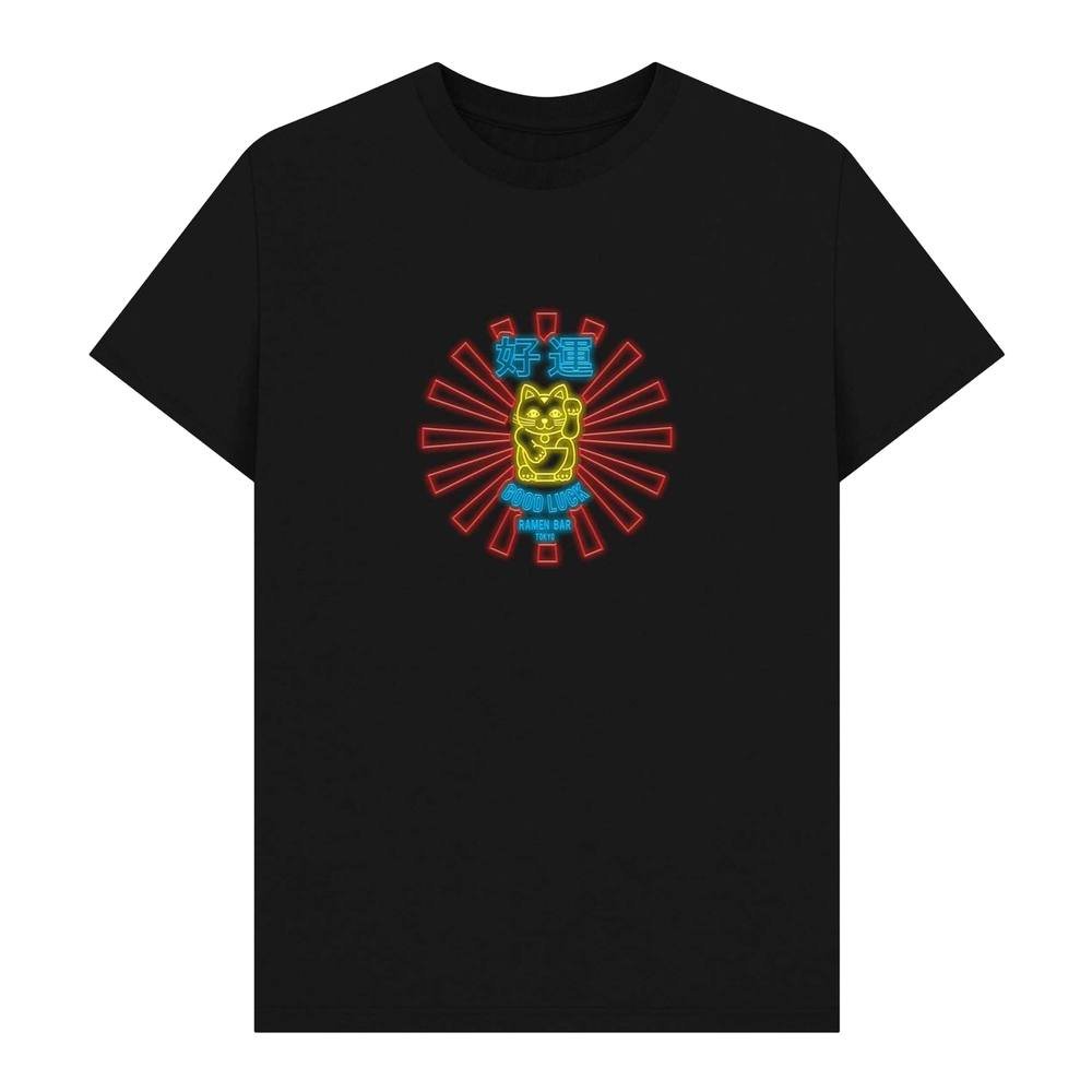The Original Ramen Company The Original Ramen Company Men's Maneki-Neko T-Shirt in Black - 4