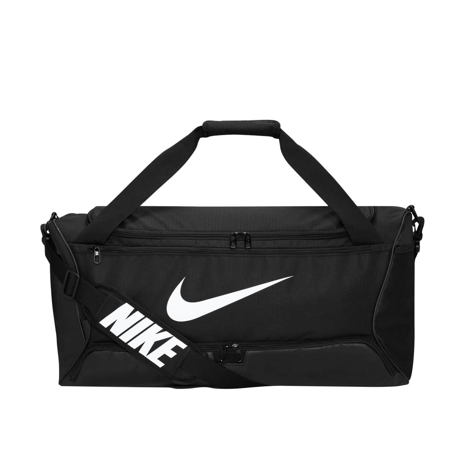 Nike Nike Men's Brasilia Swoosh Training 60L Duffle Bag in Black