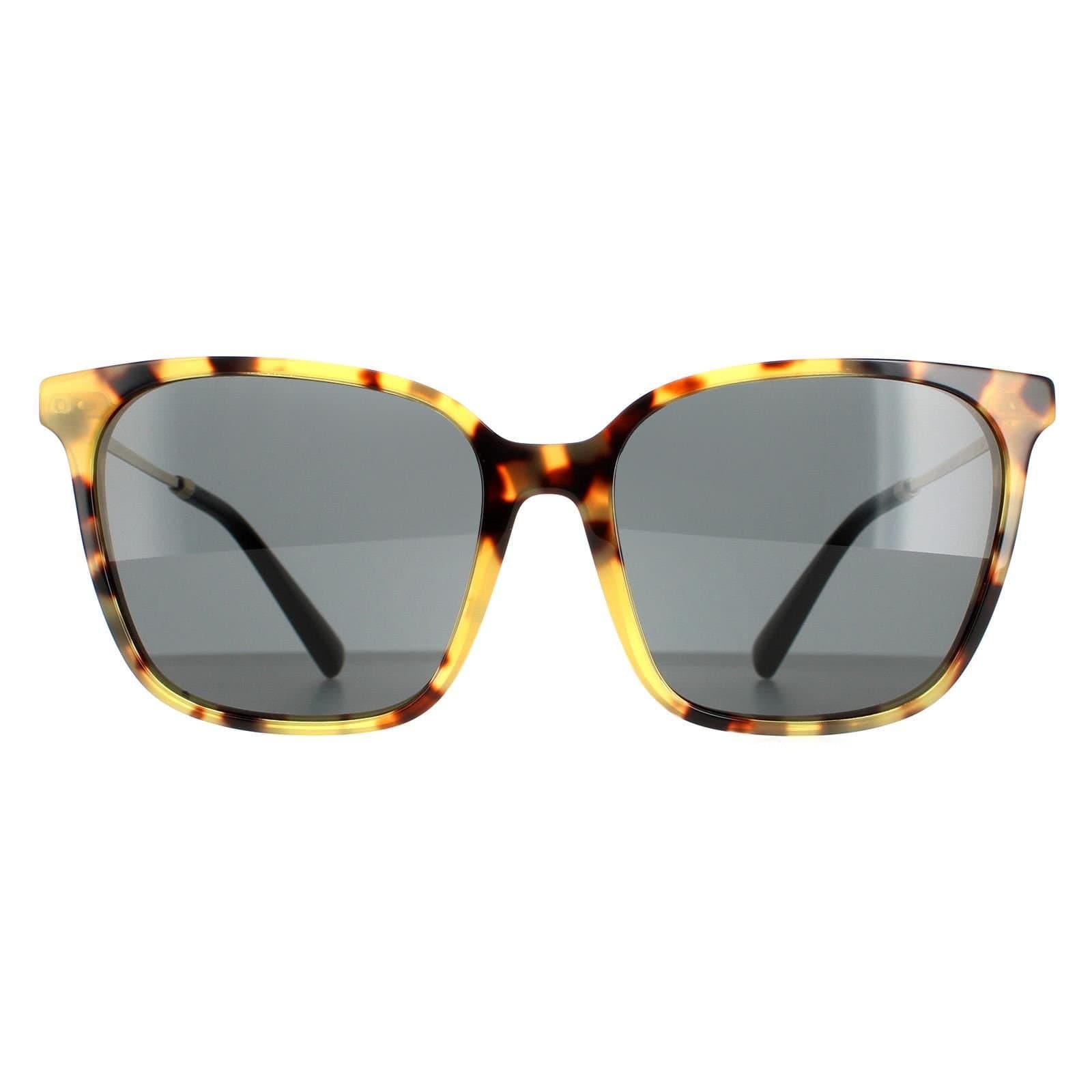 Valentino Valentino Women's Square Havana Smoke Grey VA4078 in Brown
