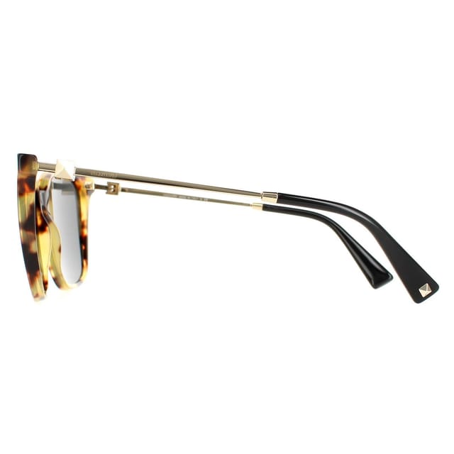 Valentino Valentino Women's Square Havana Smoke Grey VA4078 in Brown - 3