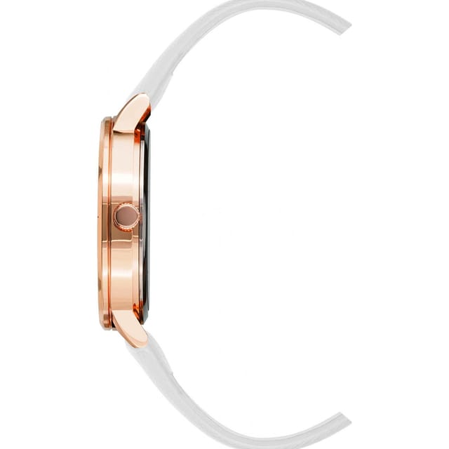 Juicy Couture Juicy Couture Women's JC1234RGWT 38mm Quartz Watch in White - 3