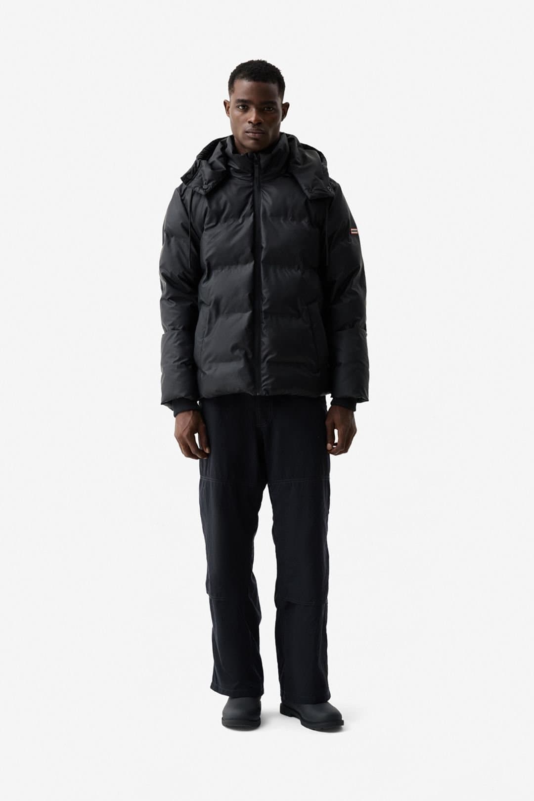 Hunter Hunter Men's Wiley Sonic Welded PU Puffer Jacket Black