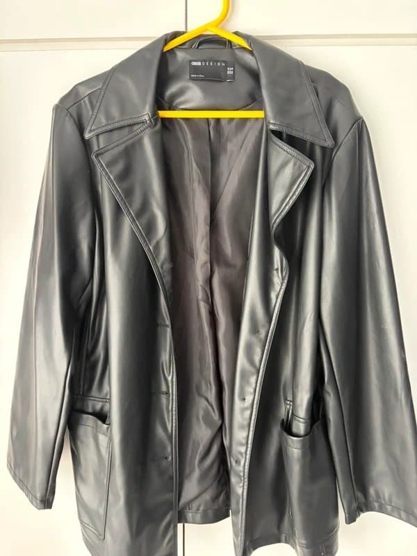 ASOS Design Black Leather Jacket