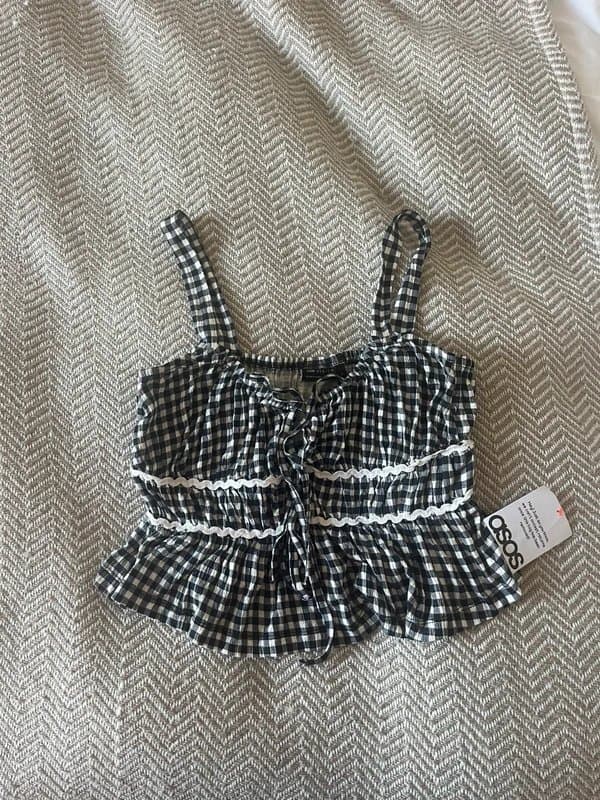 ASOS ASOS checked cami top