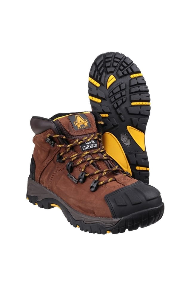 Amblers Amblers Men's 'FS39' Waterproof Safety Footwear in Brown - 3