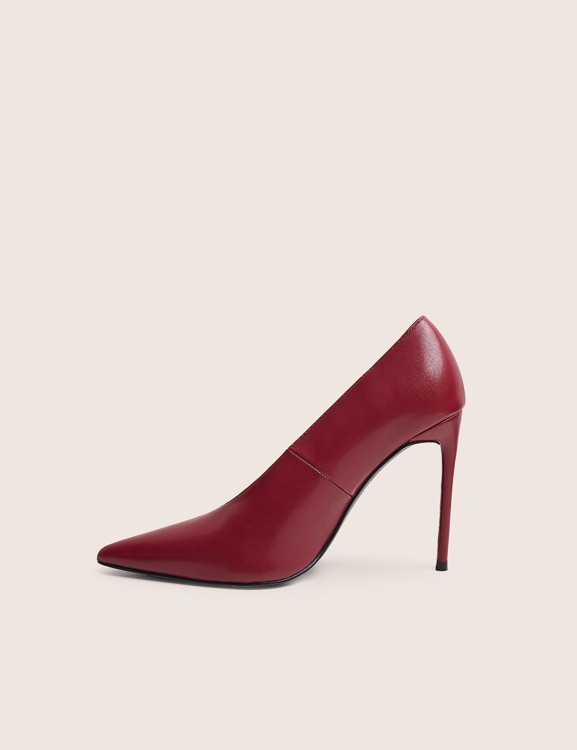 Public Desire Glossy Burgundy Court High Heels