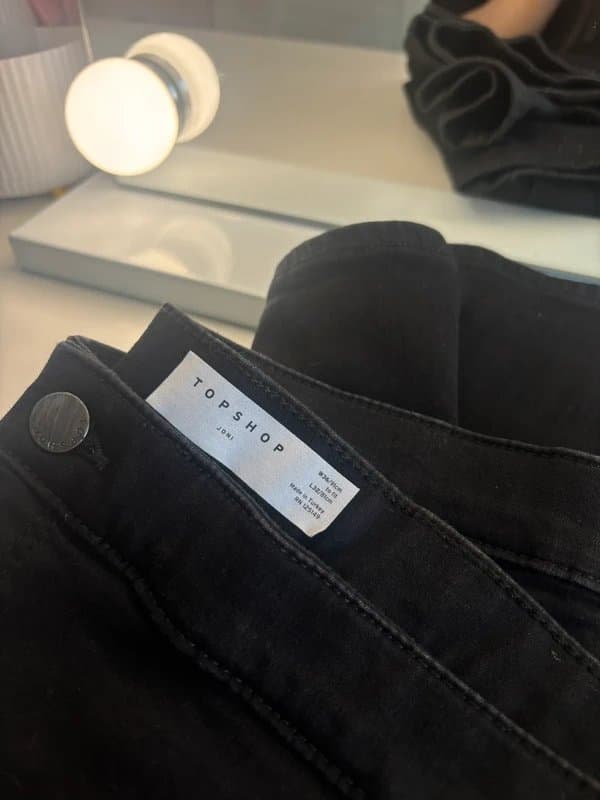 Topshop Topshop Joni Jeans Black (W36,L32)