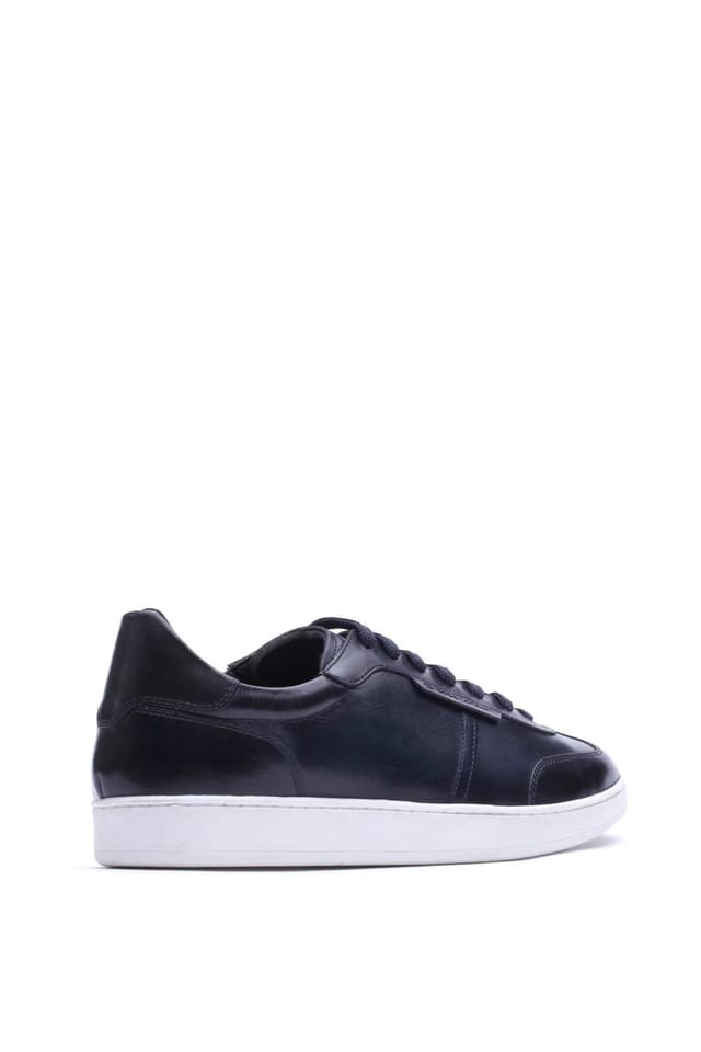 Base London Base London Men's Tucker Lace Up Trainer in Navy - 2