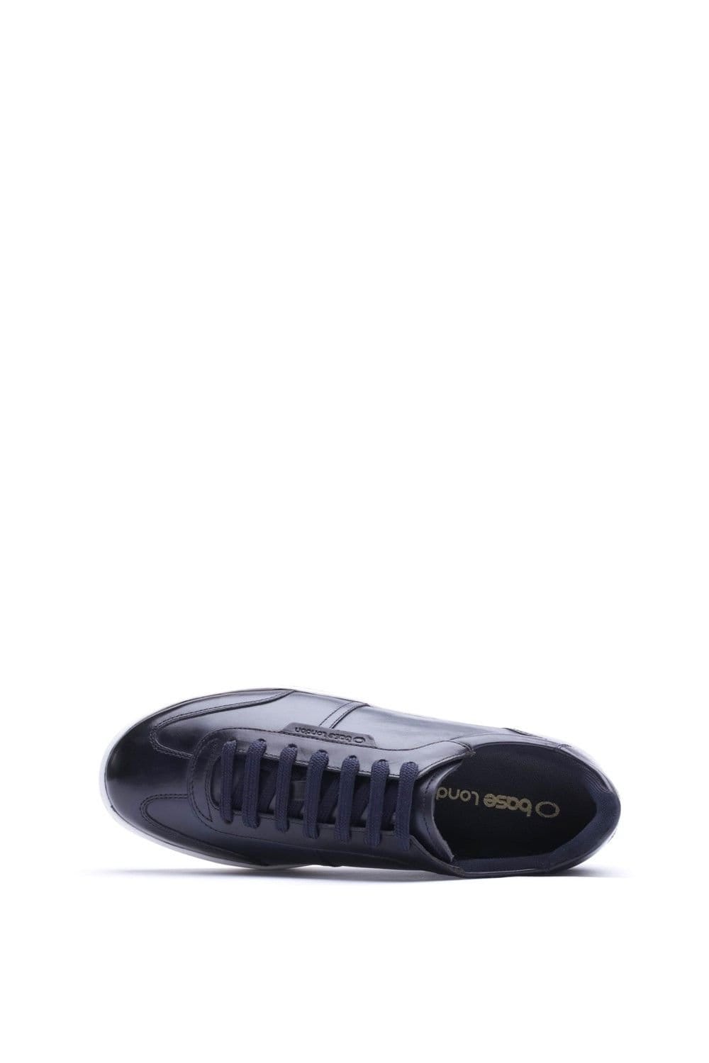 Base London Base London Men's Tucker Lace Up Trainer in Navy - 4