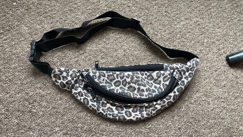 ASOS Leopard bum bag