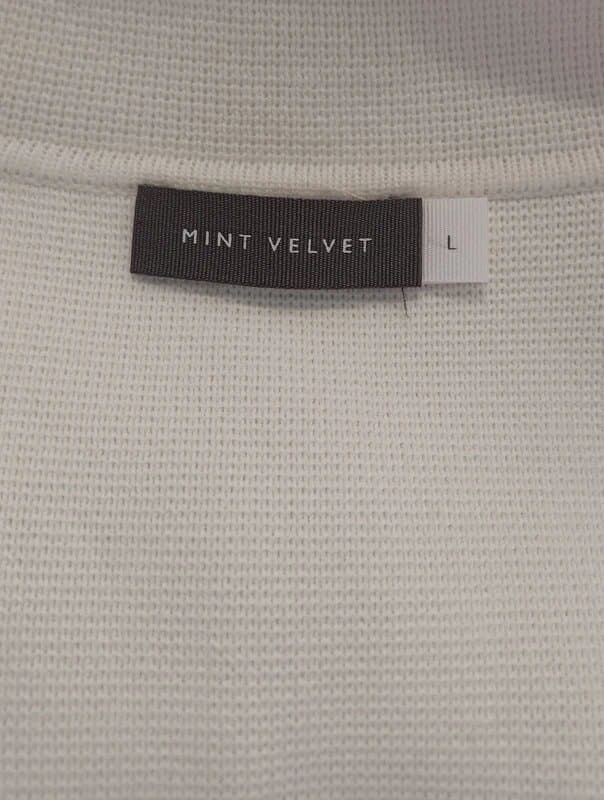Mint Velvet Mint Velvet Sleeveless Biker Jacket RRP £109- size L (14/16) 
Sleeveless Knitted Biker Jacket