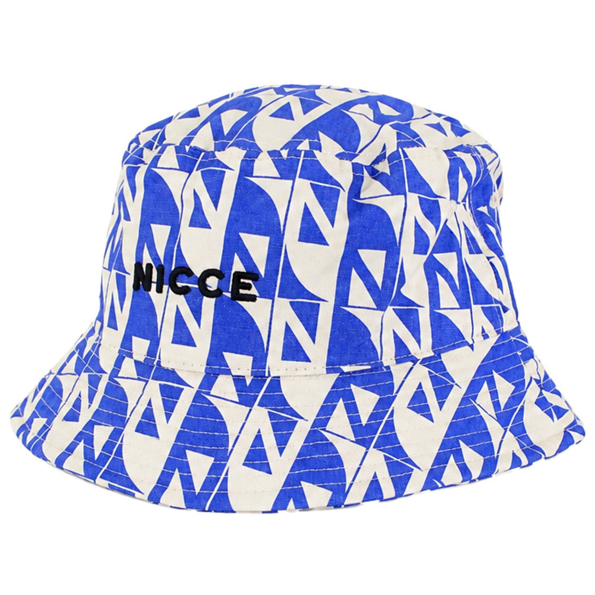 Nicce Nicce Men's Renee Blue/White Bucket Hat in Blue